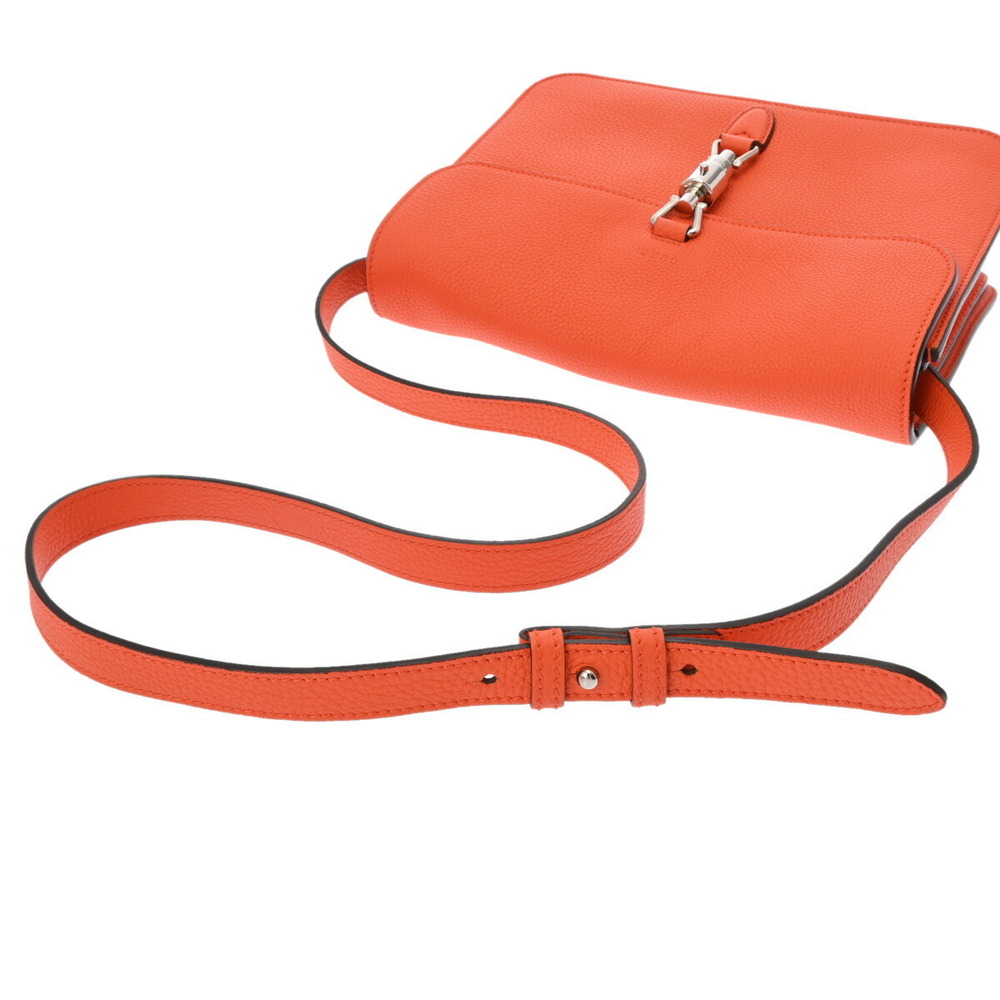 Gucci Orange Shoulder Bag Leather Jackie